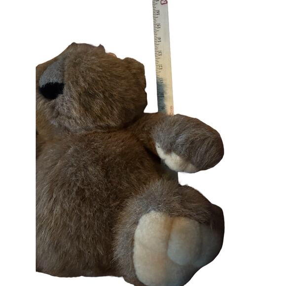 VTG 24K Polar Puffs Plush Bear 1993 5774 Tags Hugly Bugly ~ 13” Groundhog - Picture 6 of 6